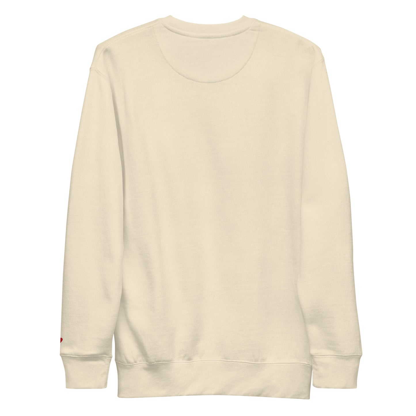 Product picture Runner at heart unisex sweatshirt off white2