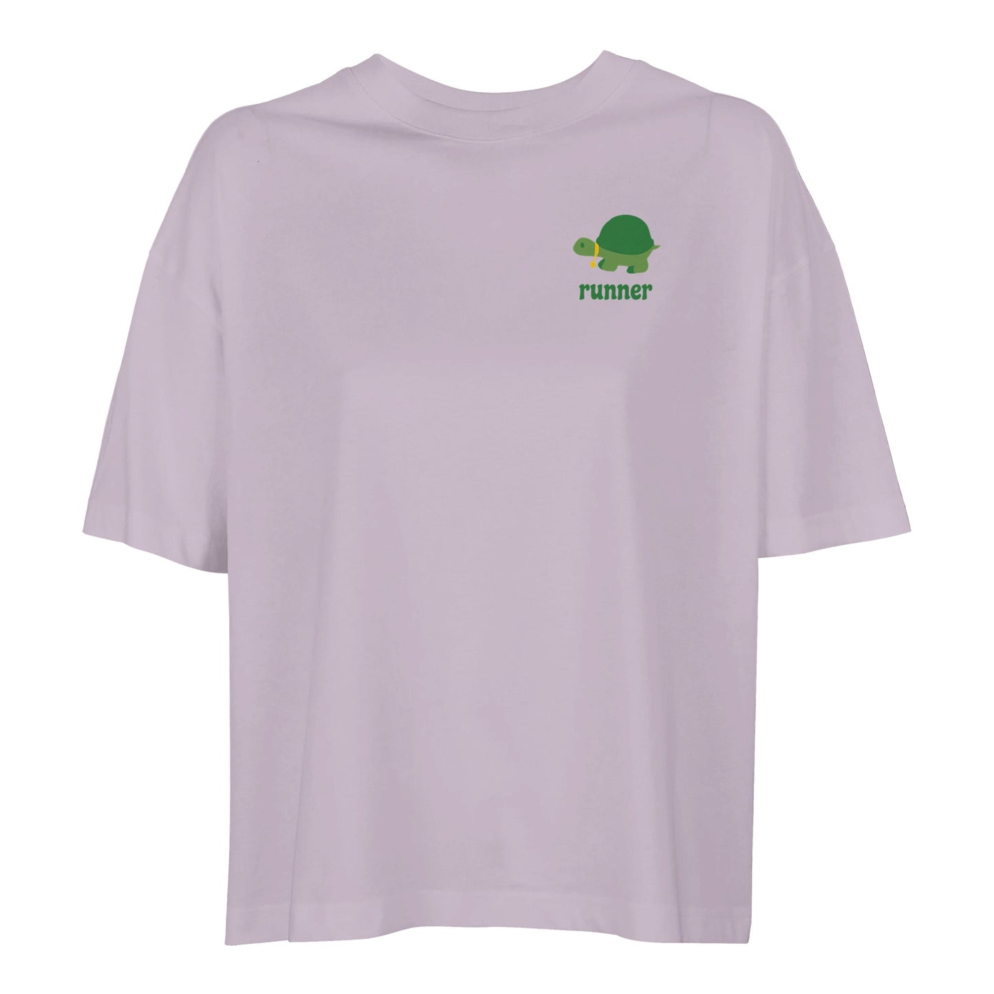 Product picture Runner women’s oversized t-shirt light purple2