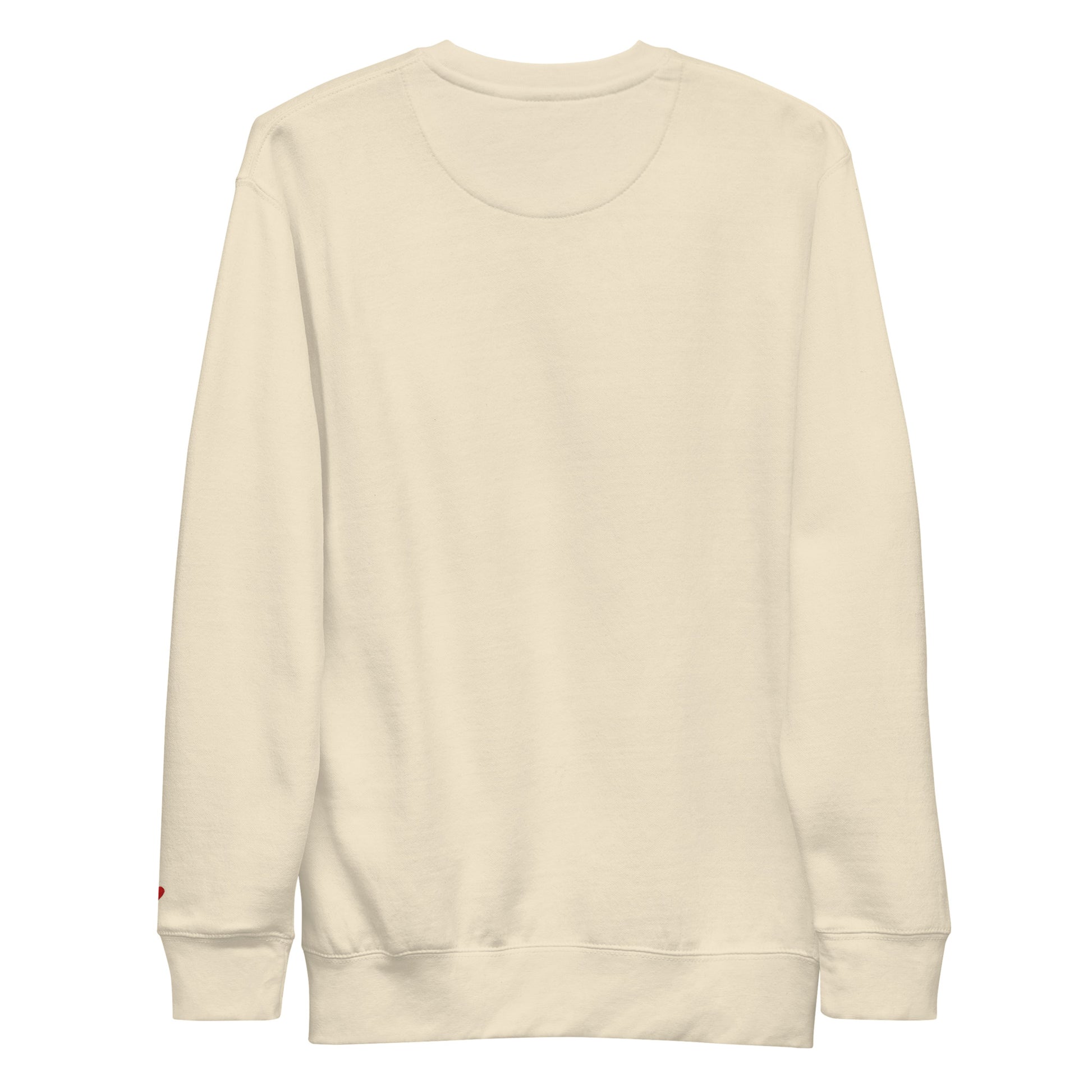 Product picture Runner at heart unisex sweatshirt off white2