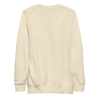Product picture Runner at heart unisex sweatshirt off white2