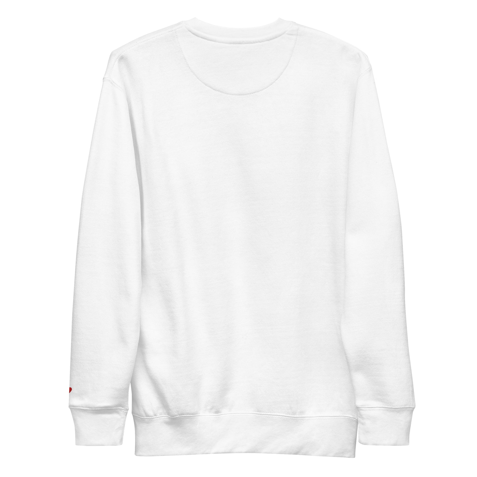 Product picture Runner at heart unisex sweatshirt white2