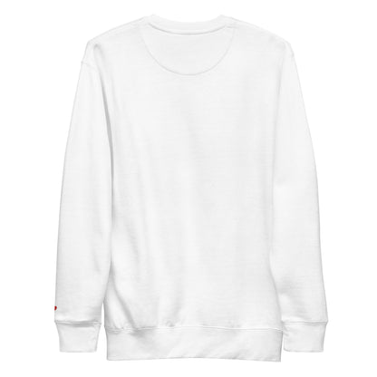 Product picture Runner at heart unisex sweatshirt white2
