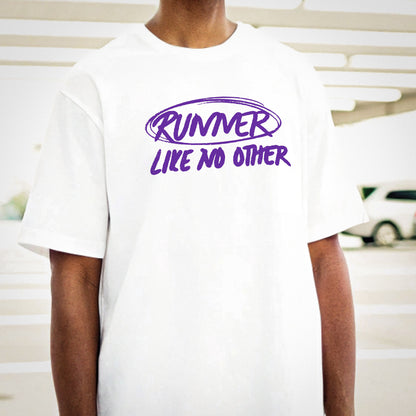 Product picture Runner like no other Men’s oversized t-shirt white