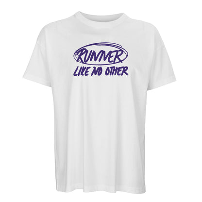 Product picture Runner like no other Men’s oversized t-shirt white2