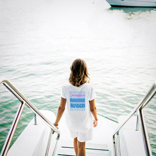 Product picture Sardine speed unisex t-shirt white