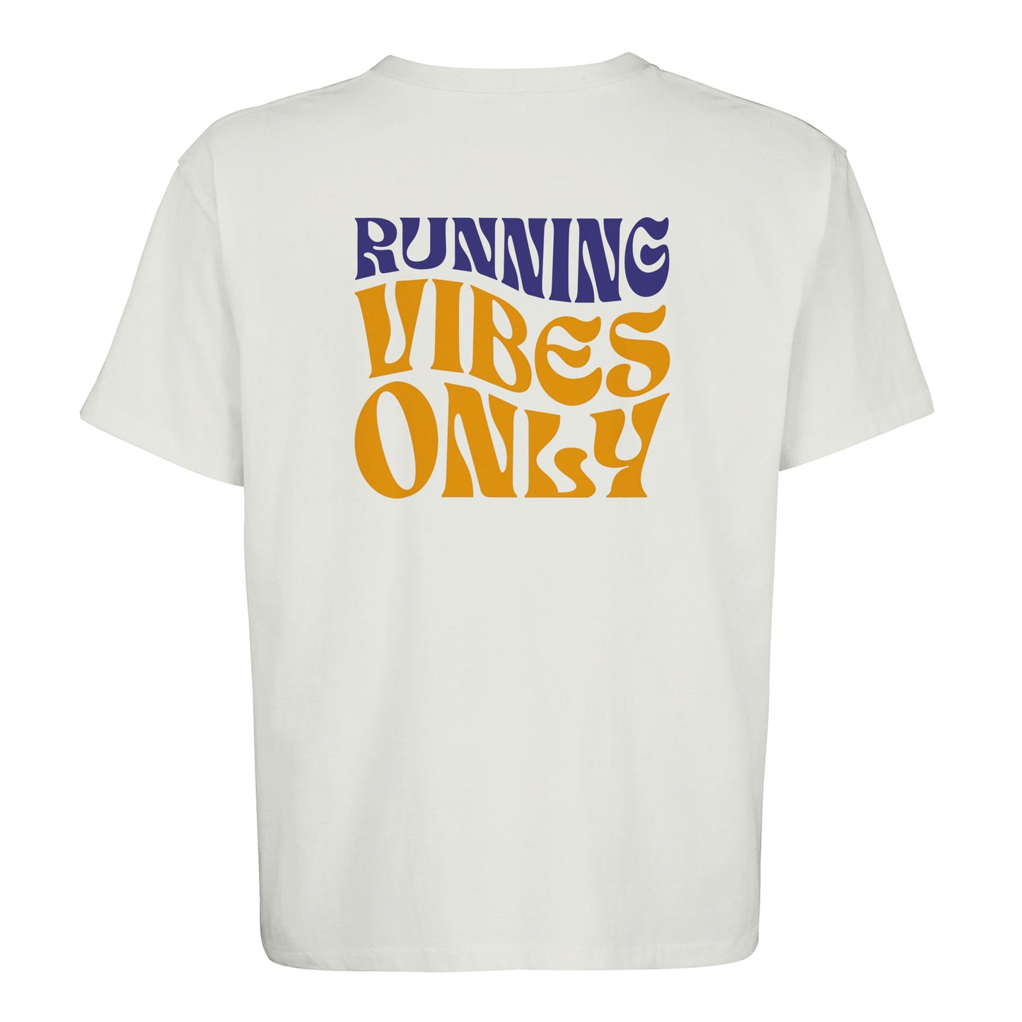 Running Vibes Only Unisex Oversized T-shirt - White - RUNNYME