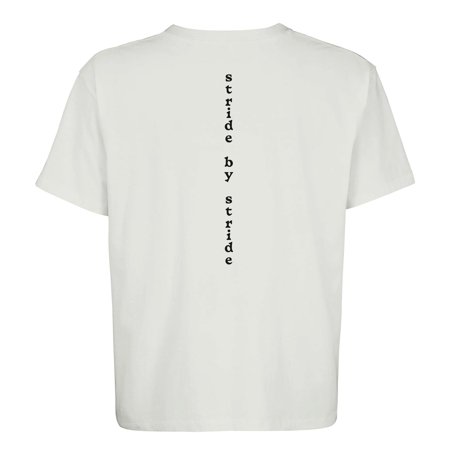 Product picture_Stride By Stride Unisex Oversized T-shirt - White1