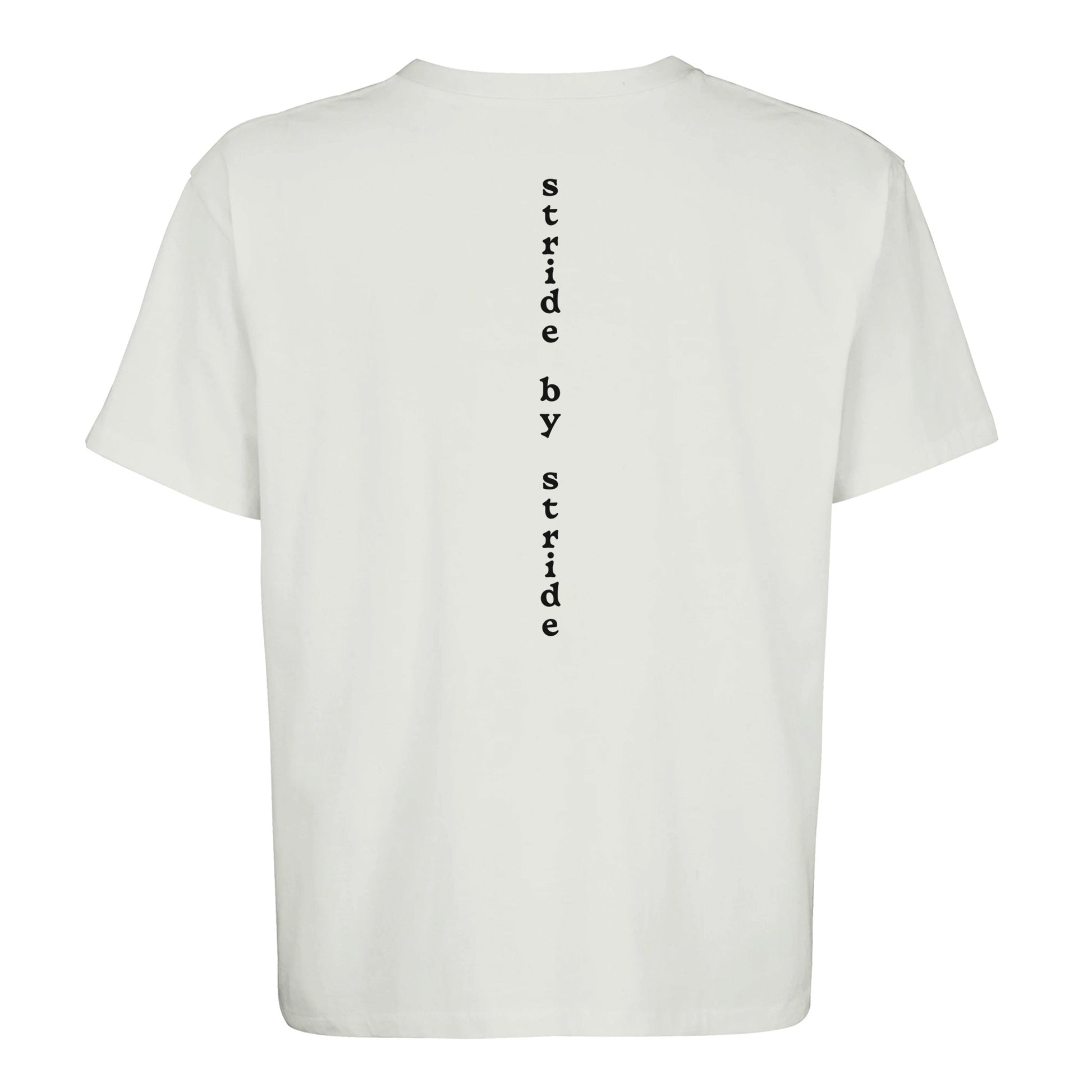 Product picture_Stride By Stride Unisex Oversized T-shirt - White1