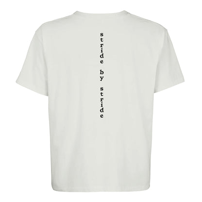 Product picture_Stride By Stride Unisex Oversized T-shirt - White1